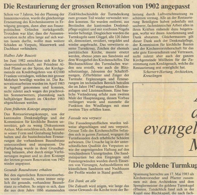 Die Restaurierung der grossen Renovation von 1902 angepasst1